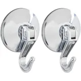 Wenko Handtuchhaken 2er Set Silber
