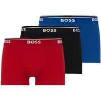 HUGO BOSS 3P Power Trunk black/red M 3er Pack