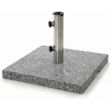 VCM Schirmständer Granit 45 x 45 cm Grau