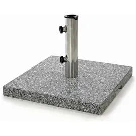 VCM Schirmständer Granit 45 x 45 cm Grau