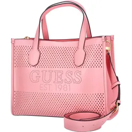 GUESS Schultertasche Katey Perf Small Tote Pink