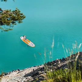 Aqua Marina Pure Air Coast 10'10 SUP Board 330 x 82 x 15 cm Orange/Türkis