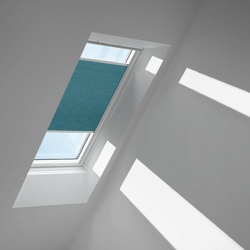 VELUX Wabenplissee Petrol 1173, 55x78 cm (C02), Aluminiumschiene,GGU,Manuell,VELUX