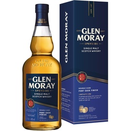 Glen Moray Port Cask Finish Single Malt Scotch 40% vol 0,7 l Geschenkbox