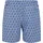 URBAN CLASSICS Badeshorts Urban Classics Pattern Swim Short Blau XL