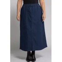 Ulla Popken Damen, große Größen, Jeans-Rock, - 62/64,