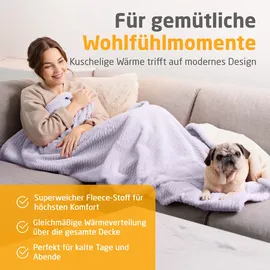 Medisana HB 418 Heizdecke 180 x 130 cm zartlila