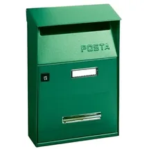 AluBox grün inkl. Zeitungsfach