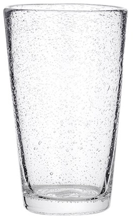 Broste Copenhagen Glas Tall Bubble Glas mit Luftblasen