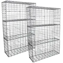 MonsterShop Gabionen Steinkorb Hochbeet 100 x 50 x 30 cm