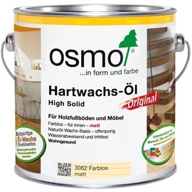OSMO Hartwachs-Öl Original High Solid 2,5 l farblos matt