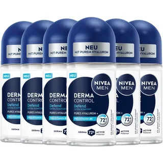 NIVEA Derma Control Defend Roll-On 6 x 50 ml