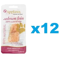 APPLAWS Lachsfilet im eigenen Saft 12x30 g, ein Leckerbissen für Katzen
