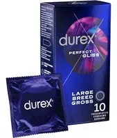 Durex Préservatifs Perfect Gliss - 10 Idéal pour le Sexe Anal Préservatif(S) pc(s)