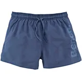 BENCH Badeshorts mit seitlichem Logoschriftzug Blau S