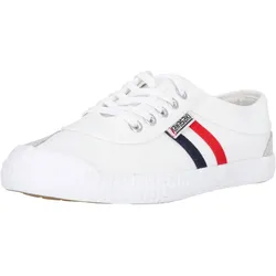 Sneaker KAWASAKI "Retro Canvas", Herren, Gr. 43, weiß, Textil, Gummi, casual, Schuhe, in tollem Retro-Design