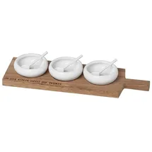 räder 14064 PET - Salz & Kräuter Set - Porzellan - Holz - 24x7,5x2,5cm