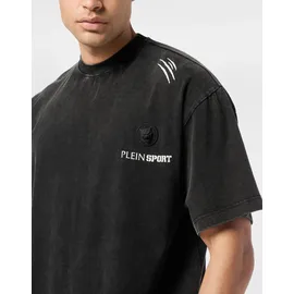 Plein Sport T-Shirt Rundhalsausschnitt, Größe XXL, schwarz 02 | black