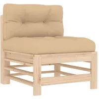 vidaXL Mittelsofa Loungesofa braun