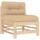 vidaXL Mittelsofa Loungesofa braun
