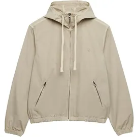 Superdry Hooded Washed Twill Jacke Damen Beige S