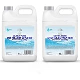 Destilliertes Wasser, 100 % reine Premium-Qualität, ideal für CPap, Bügeleisen, Luftbefeuchter, Reinigung, Motoren und mehr, hergestellt in Großbritannien (10 Liter)