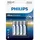 Philips ExtremeLife+ AAA 4 St.