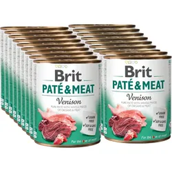 BRIT PATE & MEAT VENISON 18x800g