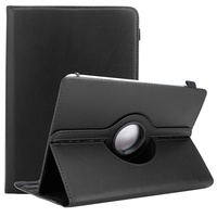 cadorabo Hülle Universal 360 Sony Xperia Tablet Z3 COMPACT (8 Zoll) Tablethülle Design aus Kunst Leder Klappbare Cover Hülle Schwarz