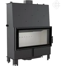 Kratki Lucy Wasserführender Kamineinsatz Stahl Schwarz