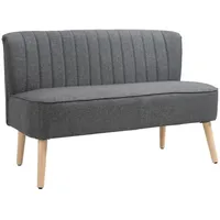 Homcom 2-Sitzer Stoffsofa 117x56,5x77cm