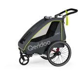 Qeridoo QUPA 1 Kinderanhänger Lime 2023
