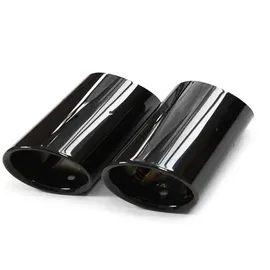Audi 81A071761C Endrohrblenden Sport Auspuff SQ2 Auspuffblenden, schwarz verchromt, rechts