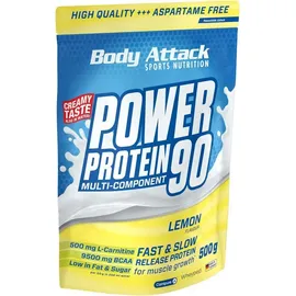 Body Attack Power Protein 90 Zitrone Pulver 500 g