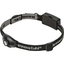 LED Kopflampe LuxPremium mit hellem Frontlicht, ideal zum Joggen, IP44, schwarz