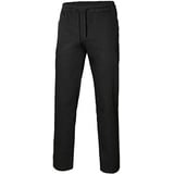 VELILLA Unisex Popeline Hose mit Bindebändern Kochhose Schwarz XXXL