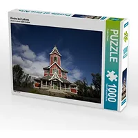 Calvendo Kirche bei Leknes 1000 Teile Puzzle quer |