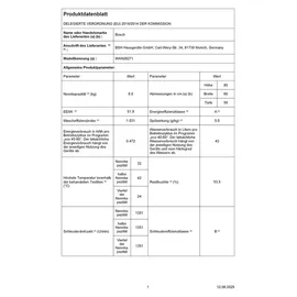 Bosch WAN28271 Serie 4 Waschmaschine (8 kg, 1351 U/min)