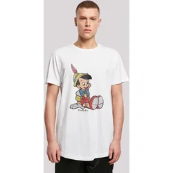 T-Shirt F4NT4STIC "Pinocchio Classic Pinocchio'" Gr. 5XL, weiß Herren Shirts Print