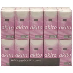 Fripa Papiertaschentuch akito 6010604 21x21cm weiß 30x10 Stück