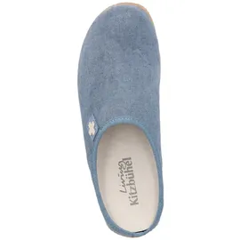 Living Kitzbühel Pantoffel Schweizer Kreuz Blau 45