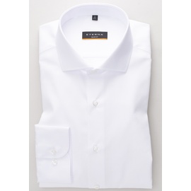 Eterna SLIM FIT Original Shirt in weiß unifarben, weiß, 37