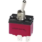 APEM 3639NF/2 3639NF/2 Kippschalter 250 V/AC 6 A 1 x Ein/Aus/Ein rastend/0/rastend 1St.