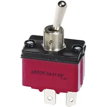 APEM 3639NF/2 3639NF/2 Kippschalter 250 V/AC 6 A 1 x Ein/Aus/Ein rastend/0/rastend 1St.
