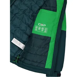 CMP Jungen Winterjacke KID JACKET FIX HOOD 35Z1524-02EU 164 - Alpine-Deep Mint - 164
