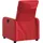 vidaXL Relaxsessel Rot Kunstleder 146 x 76,5 x 0 cm Rot mit Liegeposition