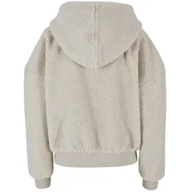 URBAN CLASSICS Oversized Sherpa Reißverschlusspullover Wet Sand S