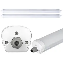 ETC Shop LED Wannenleuchte 1x 36W neutralweiß L 120 cm