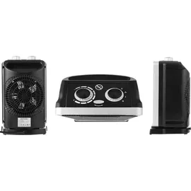 Echos Keramik Heizlüfter | Elektroheizkörper | 3 Stufen Oszillationsfunktion | 2000 Watt