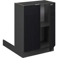 Vicco Kochinsel Fame-Line 60 x 60 x 82 cm Schwarz
